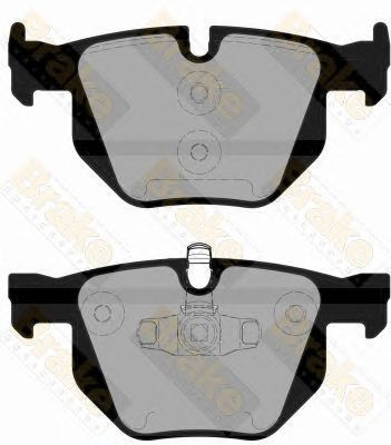 BRAKE ENGINEERING pa1830 -  Комплект тормозных колодок, дисковый тормоз